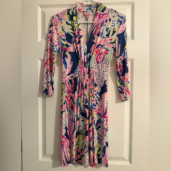 Lilly Pulitzer Dresses & Skirts - Lilly Pulitzer Multicolor Long Sleeve Dress